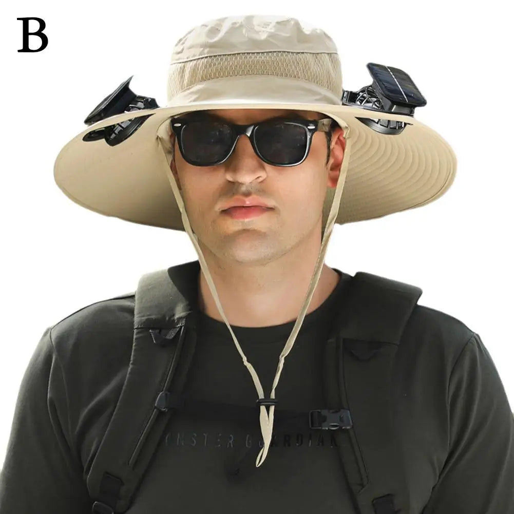 Cool Breeze Solar Fan Hat
