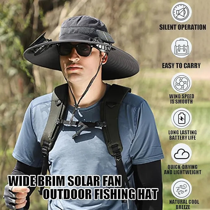 Cool Breeze Solar Fan Hat