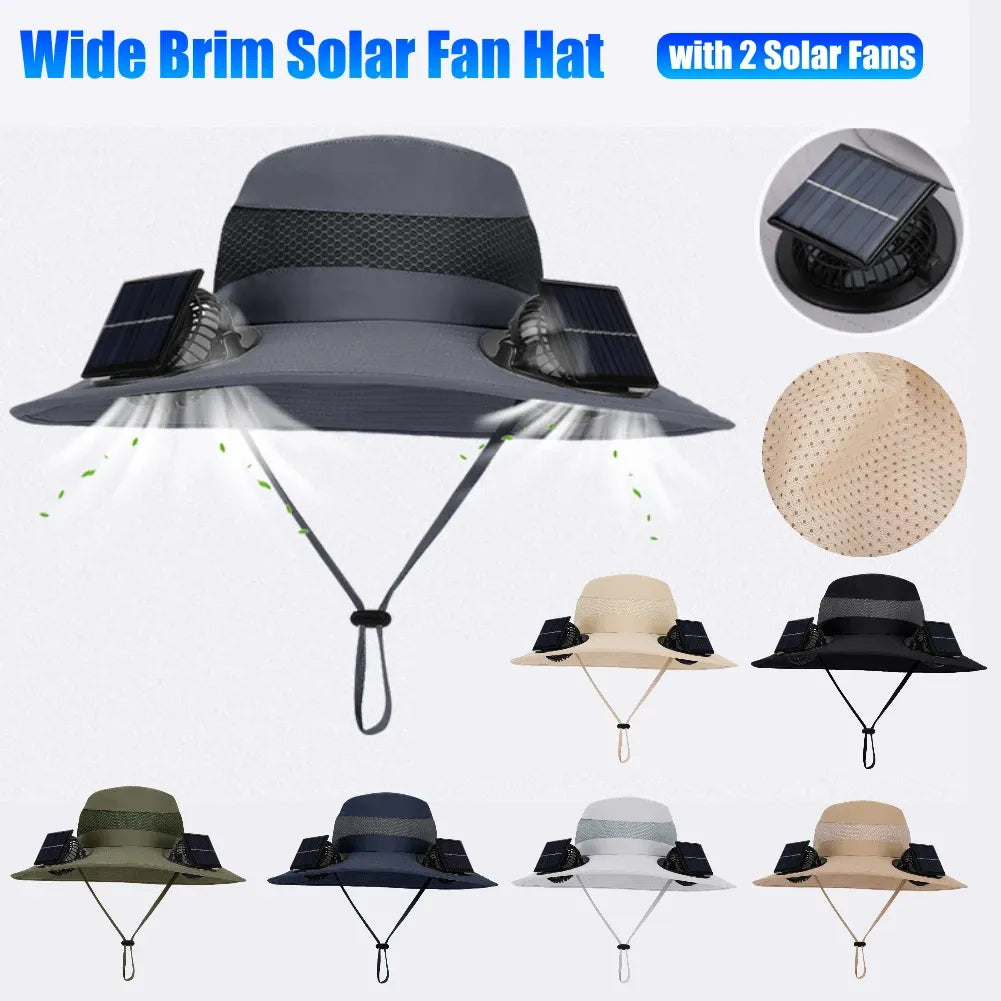 Cool Breeze Solar Fan Hat