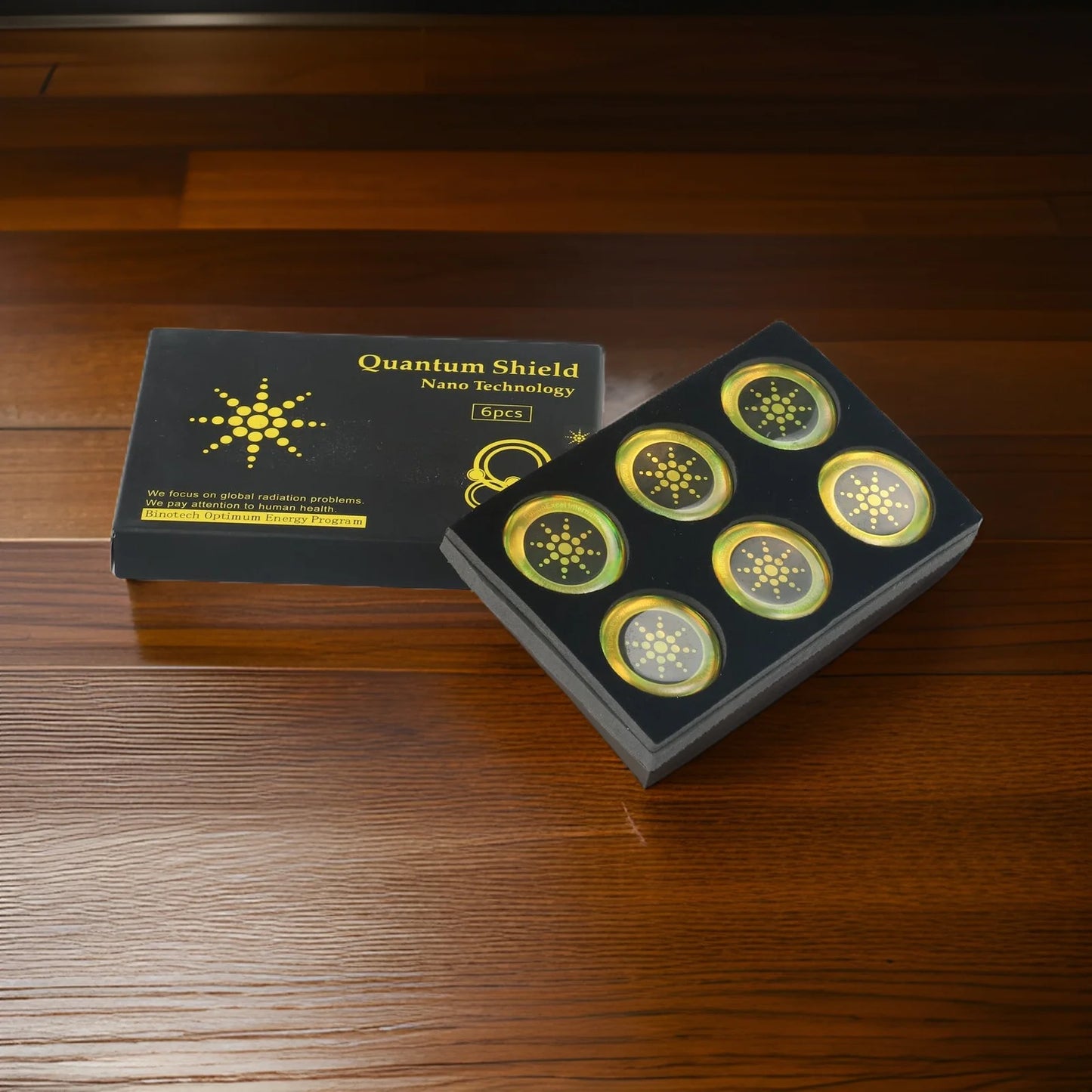 Quantum EMF Radiation Shield Stickers