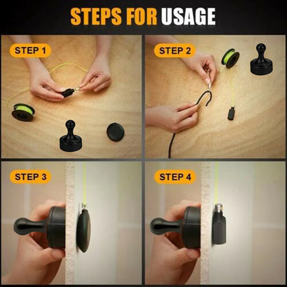 Professional Wiremag Puller Magnetic Cable Pulling System Wall Wire Fishing Guide Tool Garden Repair Threader Easy Use Hand Tool
