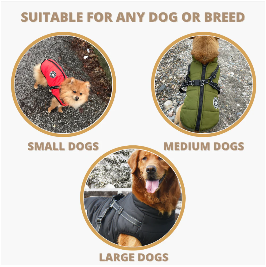 PawParka™ Holiday Designs | Dog Winter Jacket