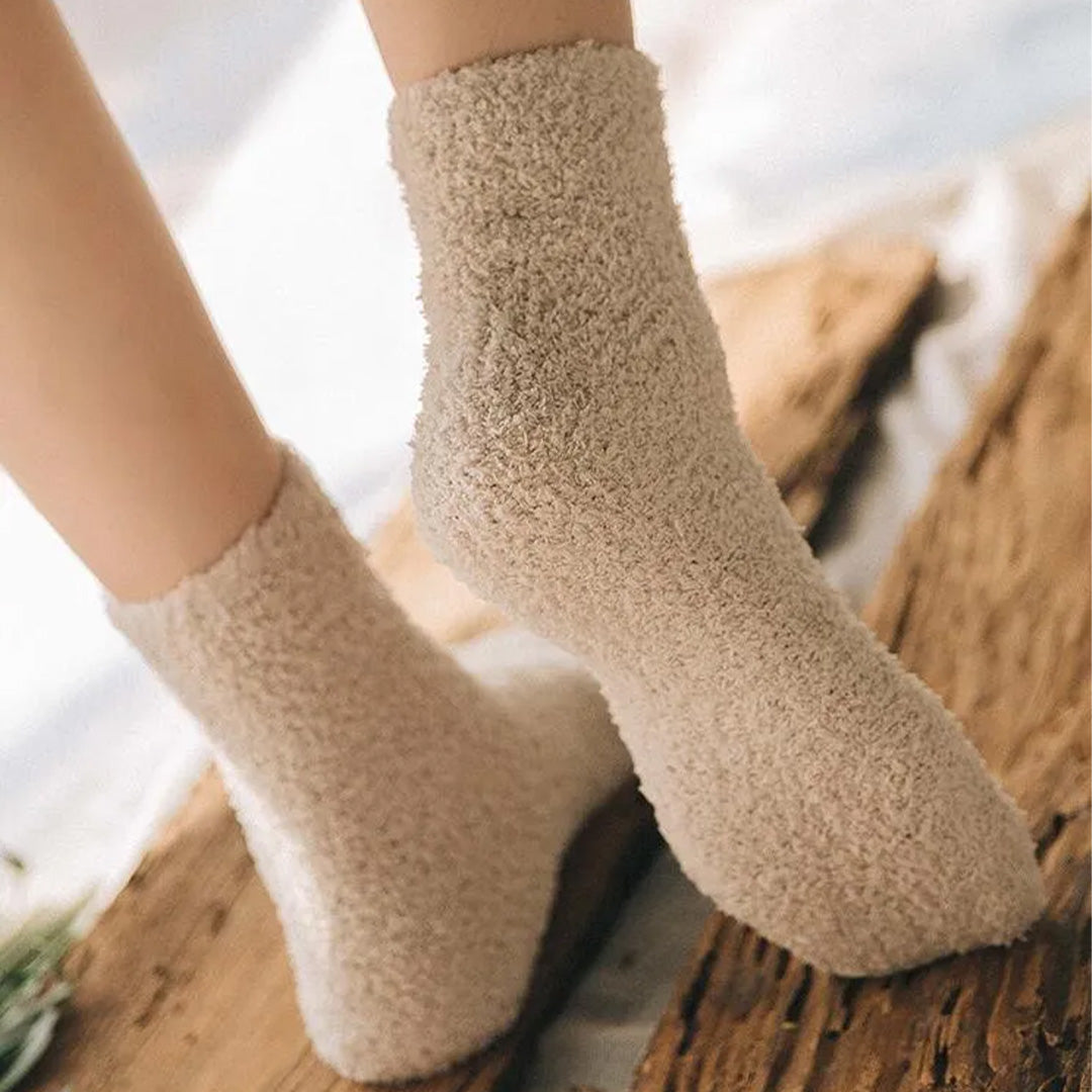 Fuzzy Wool Socks