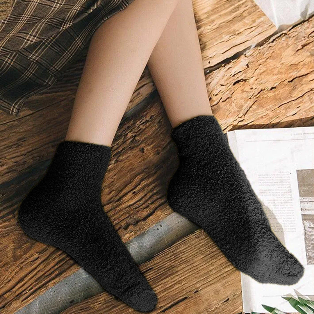 Fuzzy Wool Socks