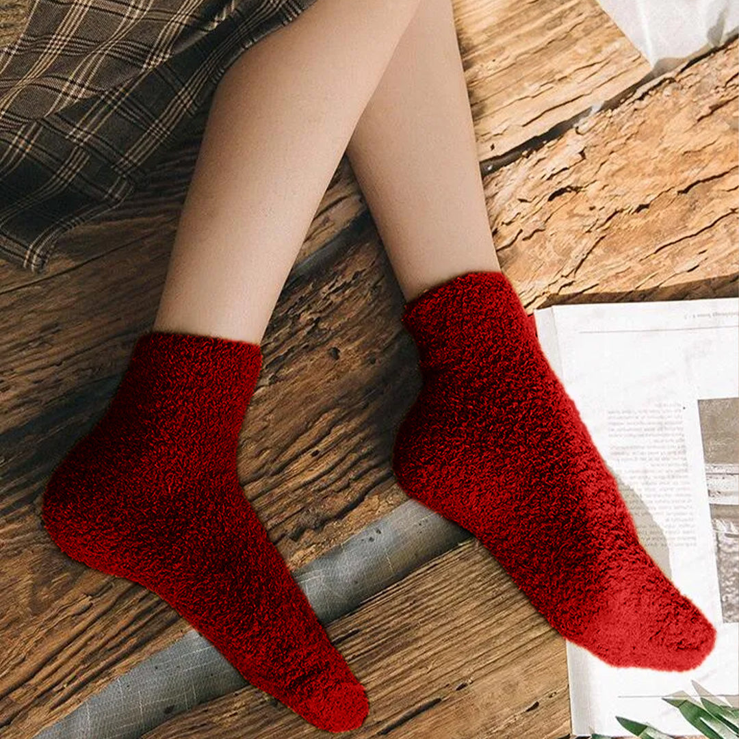 Fuzzy Wool Socks